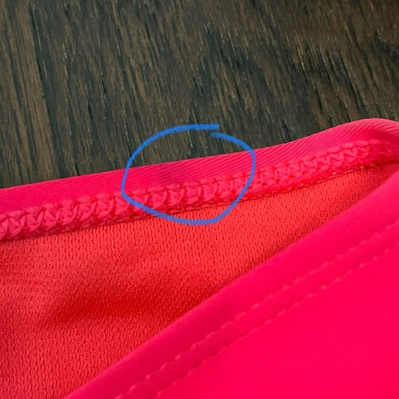 CYN & Luca High Waist Bikini Bottom Ombré on the right hip SZ L Hot Pink NWT - Picture 5 of 13